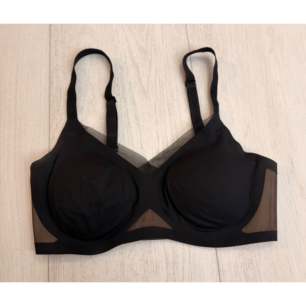 Honeylove Crossover Bra Wirefree Sz S - Black